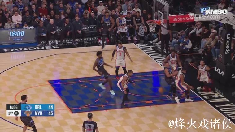 布伦森30+9小瓦格纳伤退 尼克斯力克魔术三连胜 布伦森30+9小瓦格纳伤退 尼克斯力克魔术三连胜